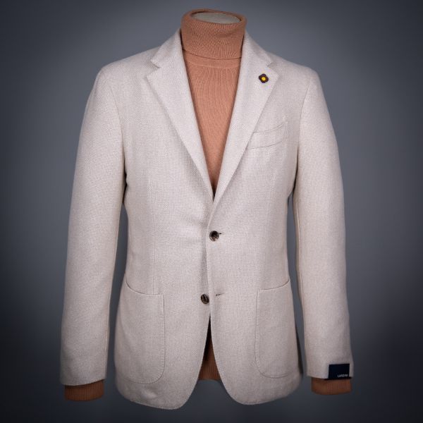 CASHMERE FLORE JACKET PUMICE