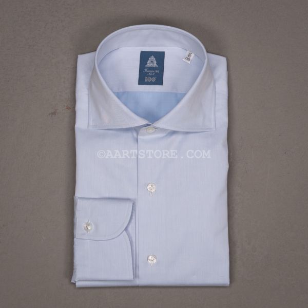 EDUARDO SEA ISLAND COTTON SHIRT CIELO