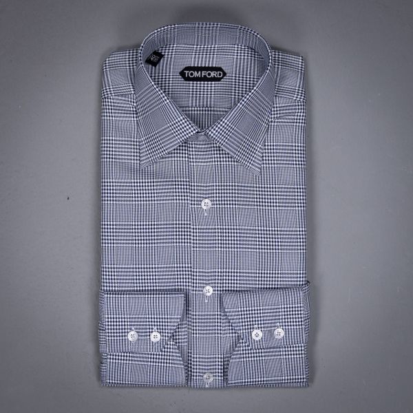 ROYAL GLENNCHECK SHIRT DARKEST INK