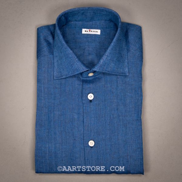 CHAMBRAY LINNEN HM SHIRT OCEANO
