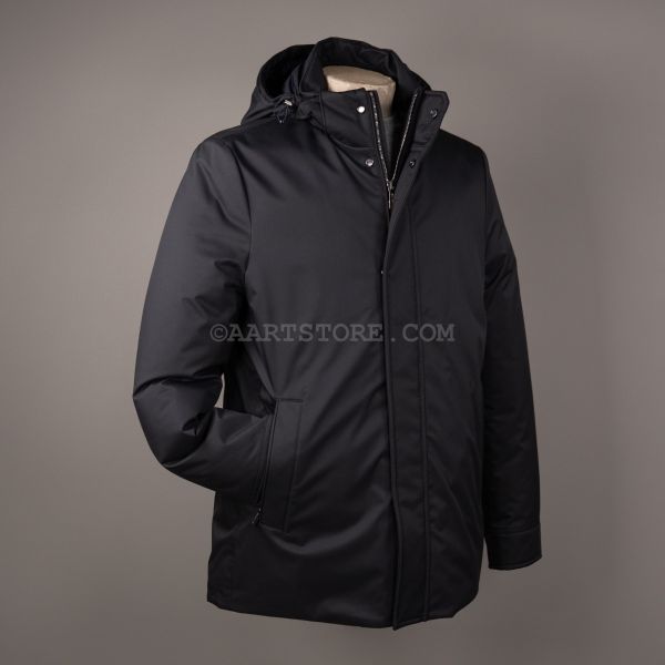 PETRINI ADS SHORT COAT DARK BLU