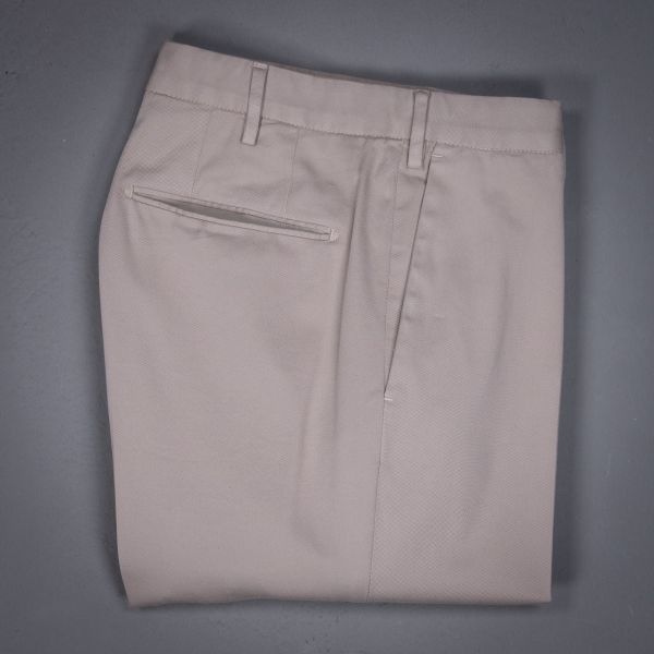 SOFT STRETCH CHINO BEIGE SCURO