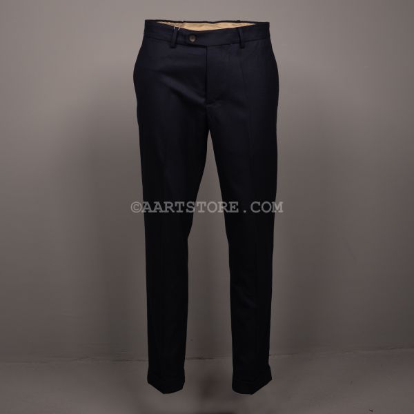 DVR LEO WOOL 130 SLACKS BLU NOTTE