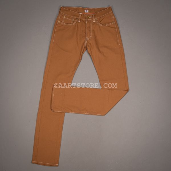 DUCK CANVAS XX JEANS OCHRE BROWN