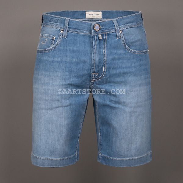 NICOLAS S3735 HEAVEN DENIM SHORT SKY WASH