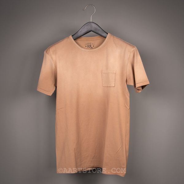 FADED POCKET T-SHIRT DESERT ROSE