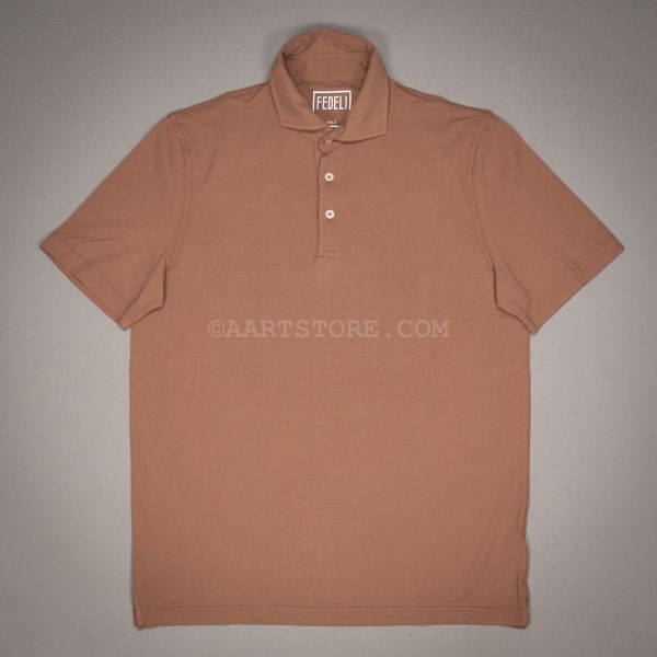 DRY COTTON JERSEY POLO CANELLA