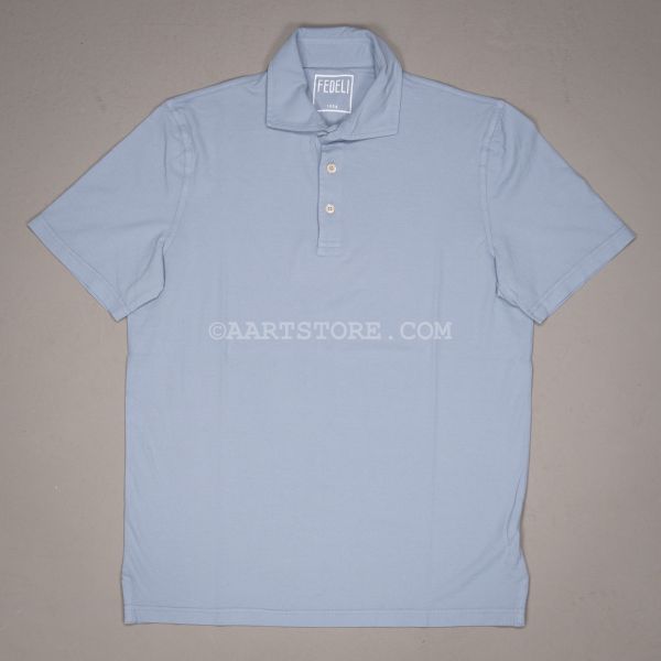 DRY COTTON JERSEY POLO BLUETTE