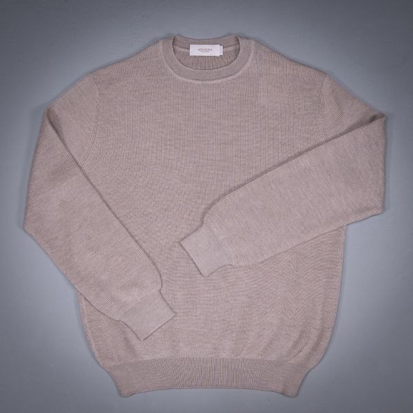 CAPRA CASHMERE CREW SAND