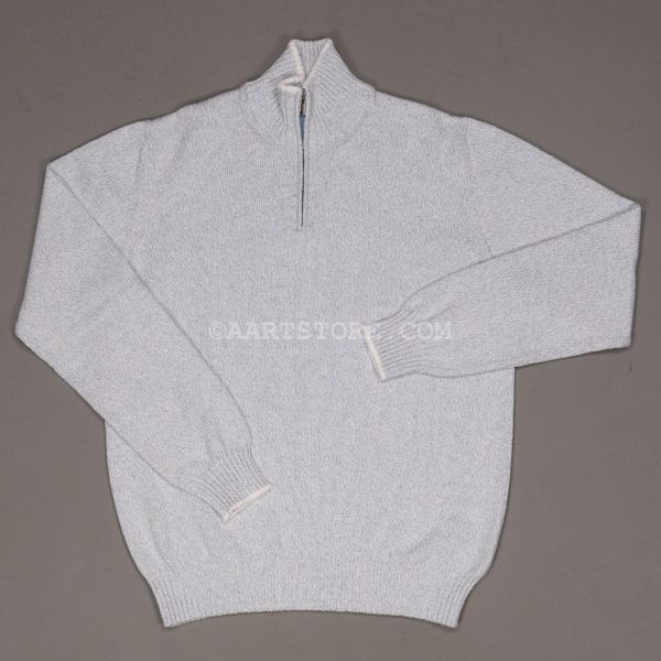 SKORPIOS HALF ZIP KNIT BLU BITONE