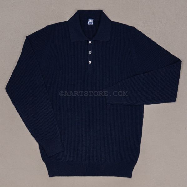 SPIDER CASHMERE THERMO POLONECK BLU SCURO