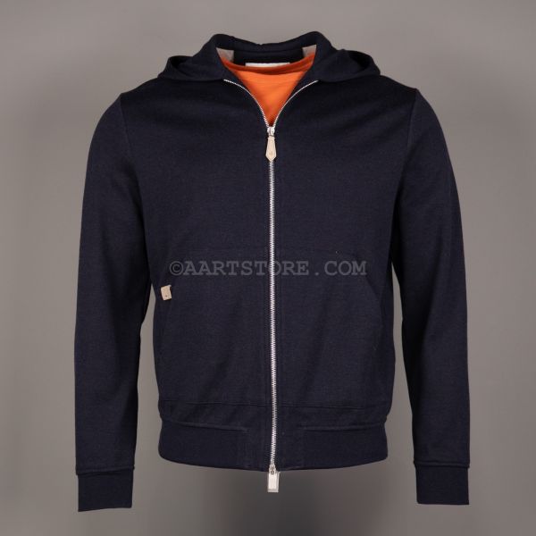 GIUBBINO HOODED VEST PIETRA BLU PIETRA