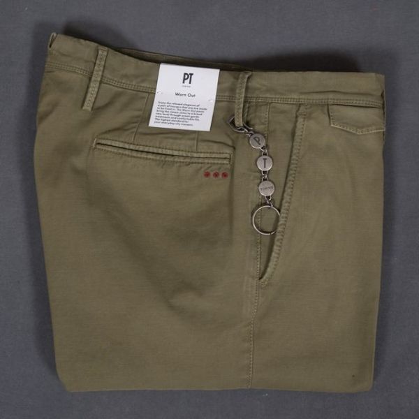 Broeken   RELAXED CHINO GREEN